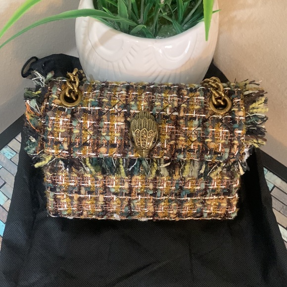 Kurt Geiger London Mini Kensington x Tweed Crossbody Bag - Picture 15 of 17